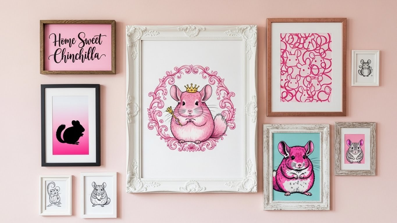 Decoration Pink Chinchilla Pattern tw2gte