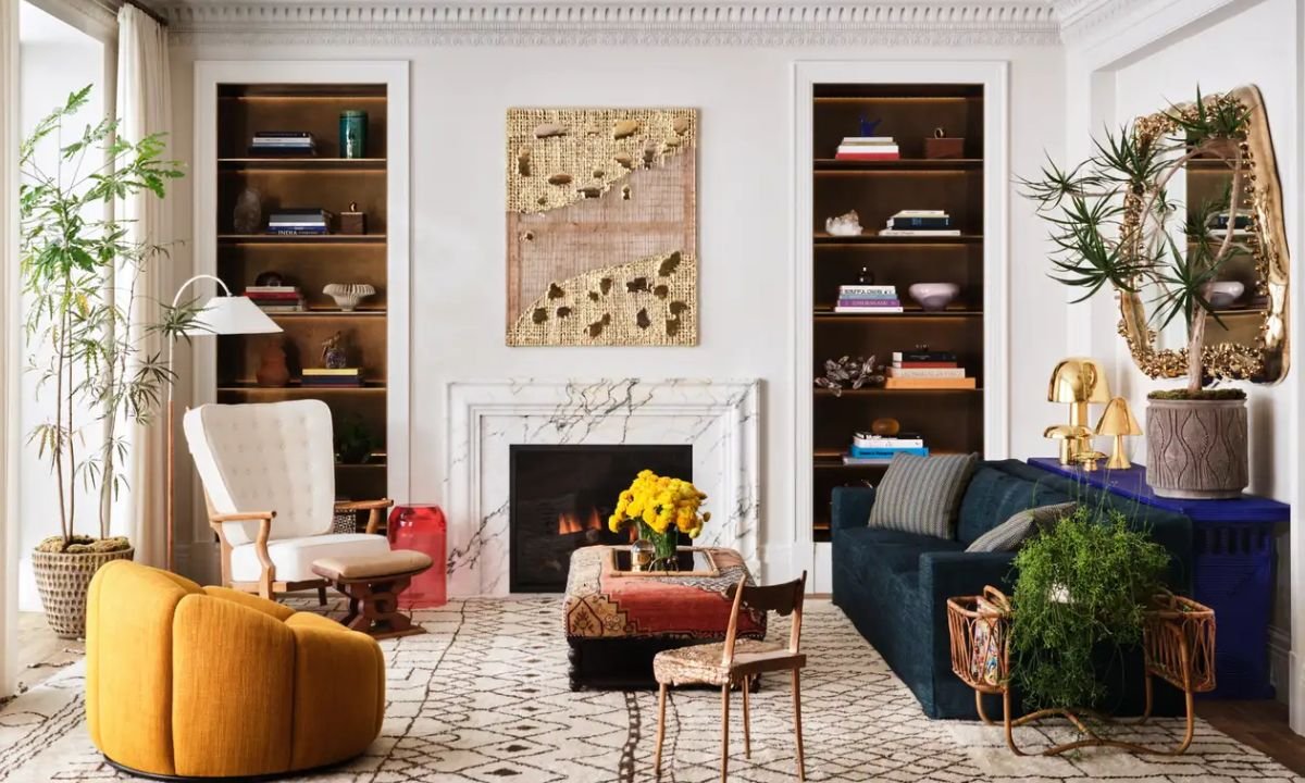 how to mix modern and vintage decor