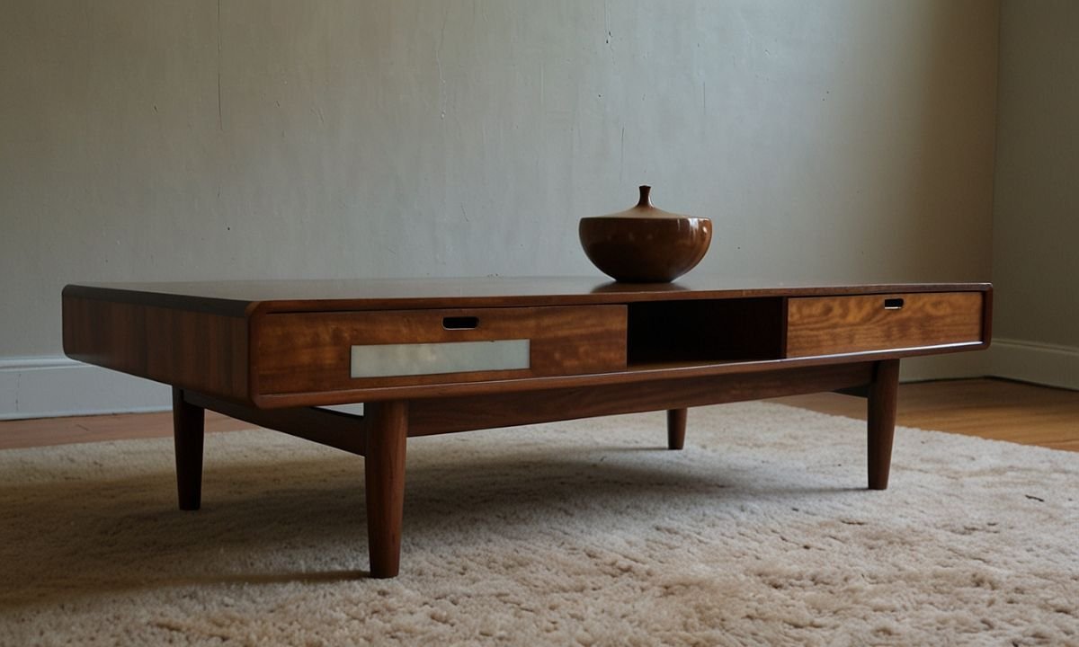 mid century modern coffee table