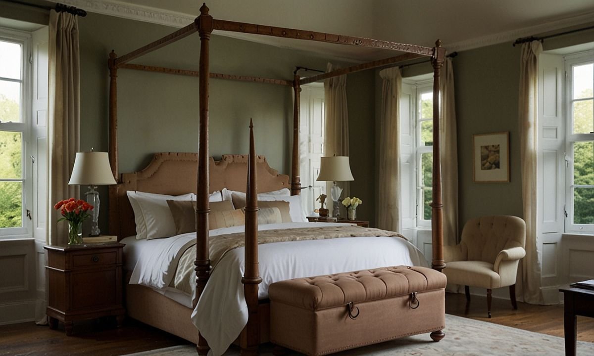 four poster bed