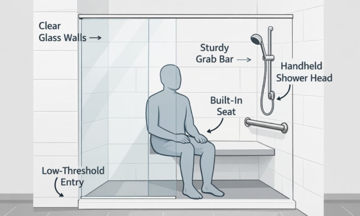 The Benefits of Easy-Access Walk-In Showers