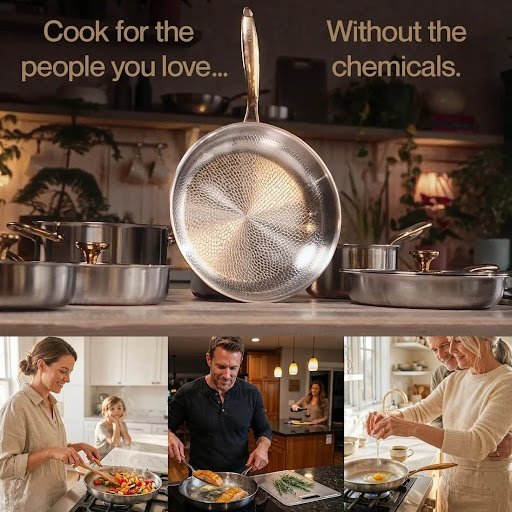 Durable Titanium Non Stick Frying Pan