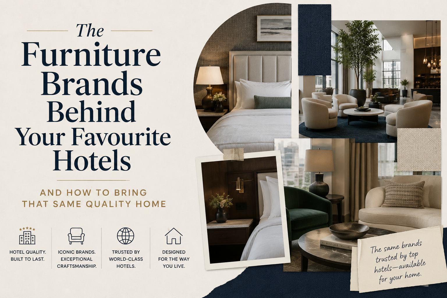 Furniture Brands Behind Your Favourite Hotels